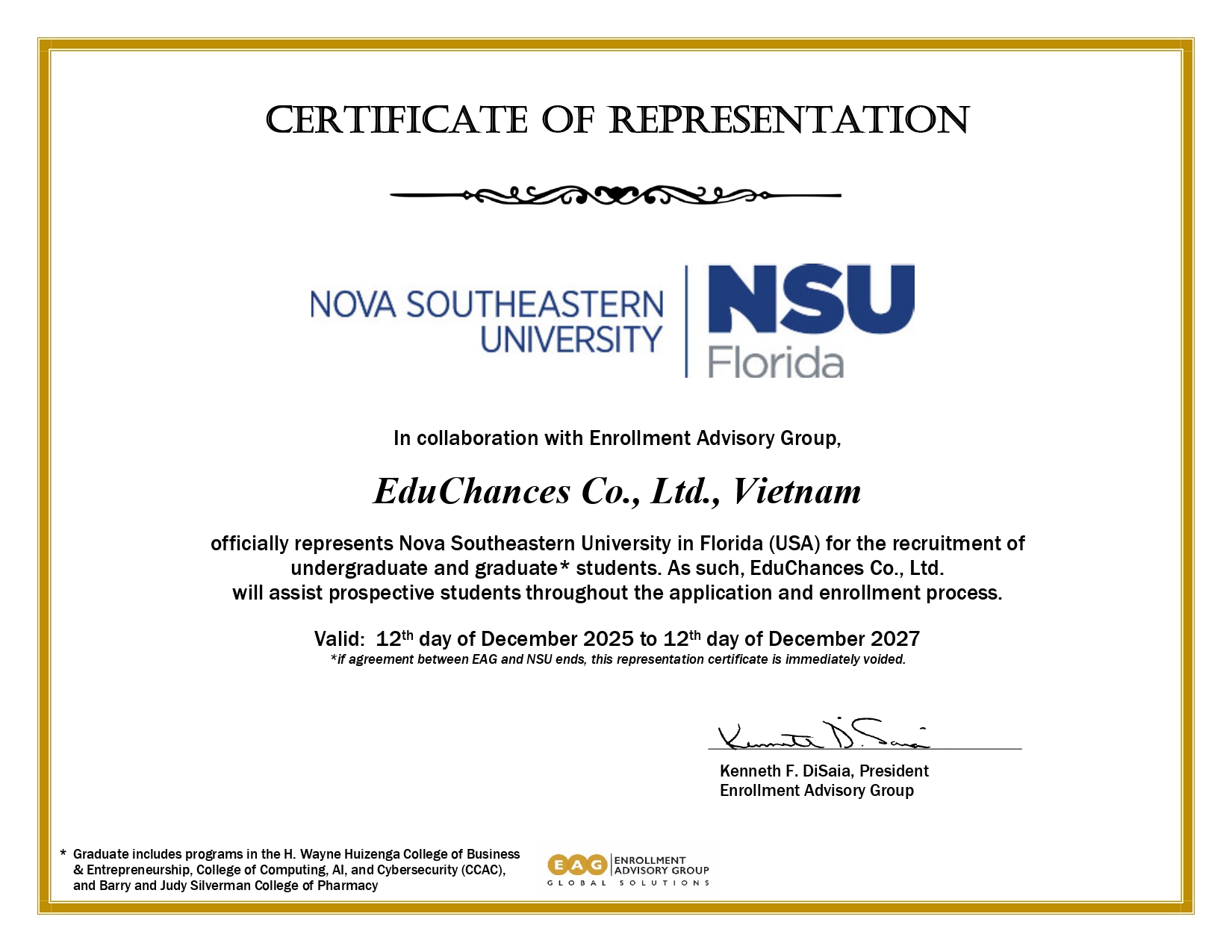 NSU-EAG-College-Partner-Certificates