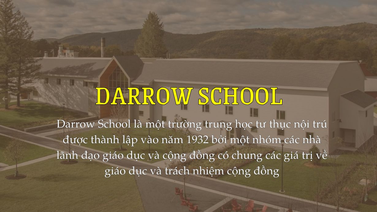 Giới thiệu về Darrow school