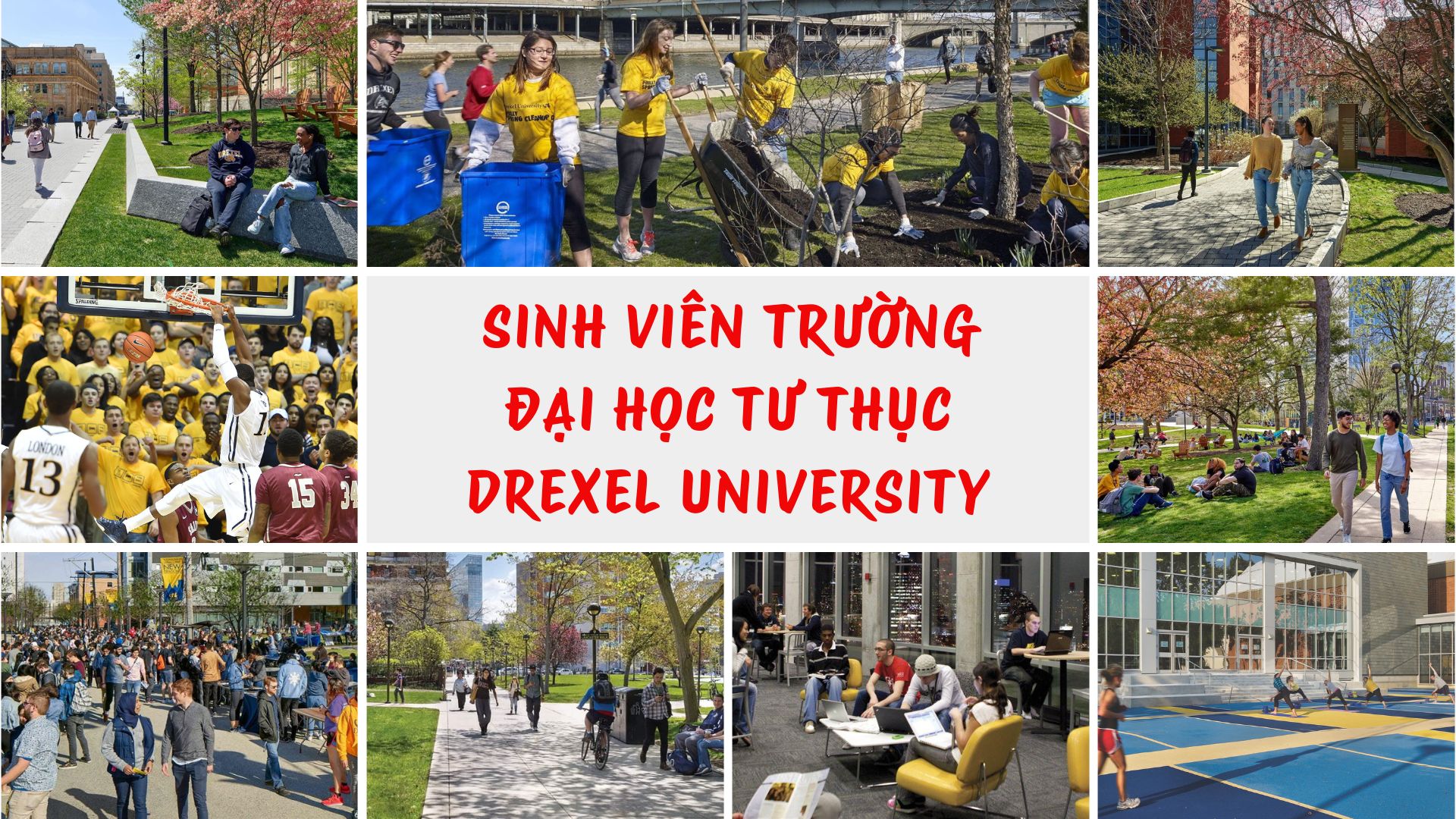 Sinh viên trường Đại học tư thục Drexel University