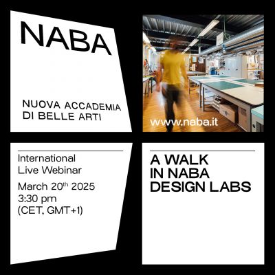 TH&Ocirc;NG TIN VỀ C&Aacute;C BUỔI WEBINAR CHIA SẺ TH&Ocirc;NG TIN HỮU &Iacute;CH TỪ NUOVA ACCADEMIA DI BELLE ARTI (NABA) &ndash; ĐẠI HỌC NGHỆ THUẬT TƯ NH&Acirc;N ĐẦU TI&Ecirc;N ĐƯỢC C&Ocirc;NG NHẬN BỞI BỘ GI&Aacute;O DỤC &Yacute;